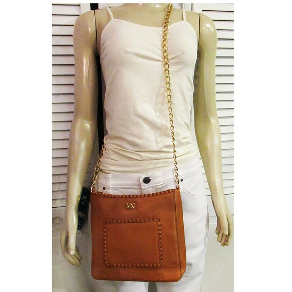 MICHAEL KORS ACORN LEATHER CROSSBODY BAG $278.00 - Picture 4 of 4